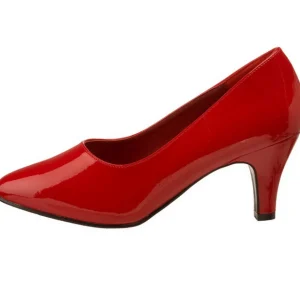 Rouge Verni 8 cm DIVINE-420W escarpins à talons hauts