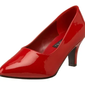 Rouge Verni 8 cm DIVINE-420W escarpins à talons hauts