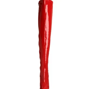 Rouge Verni 13 cm SEDUCE-3000 bottes overknee femme