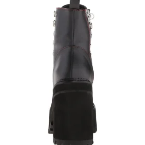 Similicuir 12 cm ASSAULT-100 bottines gothique semelles épaisses