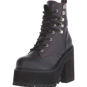 Similicuir 12 cm ASSAULT-100 bottines gothique semelles épaisses