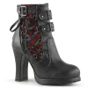 Similicuir 10 cm CRYPTO-51 bottines gothique semelles épaisses