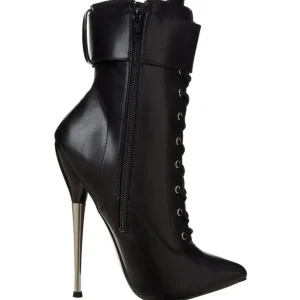 Similicuir 16 cm DAGGER-1023 fétiche bottines à talons hauts