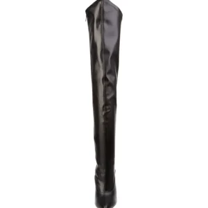 Similicuir 16 cm DAGGER-3060 fétiche cuissardes bottes