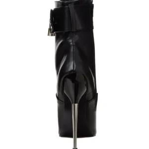 Similicuir 16 cm DAGGER-1023 fétiche bottines à talons hauts