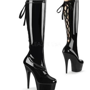 Similicuir 15 cm DELIGHT-2029 bottes pleaser plateforme