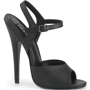 Similicuir 15 cm DOMINA-109 sandales à talons aiguilles