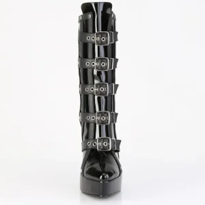 Similicuir 13,5 cm INDULGE-1038 bottines stiletto à talon aiguille