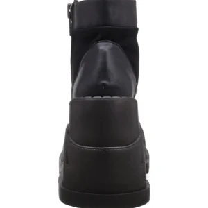 Similicuir 12 cm STOMP-10 bottines lolita gothique semelles compensées