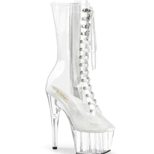 Transparent 18 cm ADORE-1050C bottes talons avec plateforme