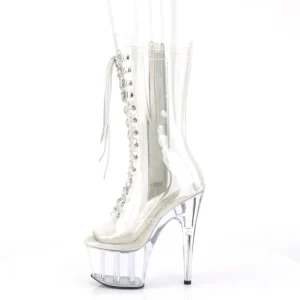 Transparent 18 cm ADORE-1050C bottes talons avec plateforme