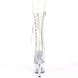 Transparent 18 cm ADORE-1050C bottes talons avec plateforme
