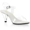 Transparent 8 cm BELLE-308 Talon Haut pour Hommes