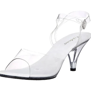 Transparent 8 cm BELLE-308 Talon Haut pour Hommes
