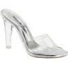 Transparent 11,5 cm CLEARLY-401 Plateau Mules Talons Hauts