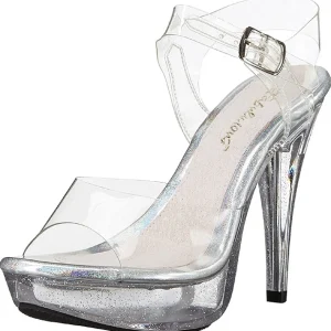 Transparent 13 cm COCKTAIL-508MG Plateforme Sandales Hauts Talons