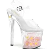 Transparent 19 cm ENCHANT-708AQ1 etincelle sandales avec plateforme