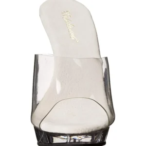 Transparent 13 cm Fabulicious LIP-101 Mules Talons Aiguilles