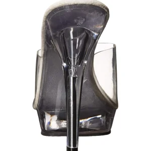 Transparent 13 cm Fabulicious LIP-101 Mules Talons Aiguilles