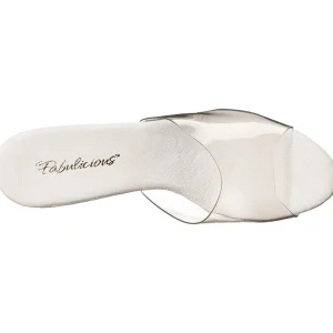 Transparent 13 cm Fabulicious LIP-101 Mules Talons Aiguilles