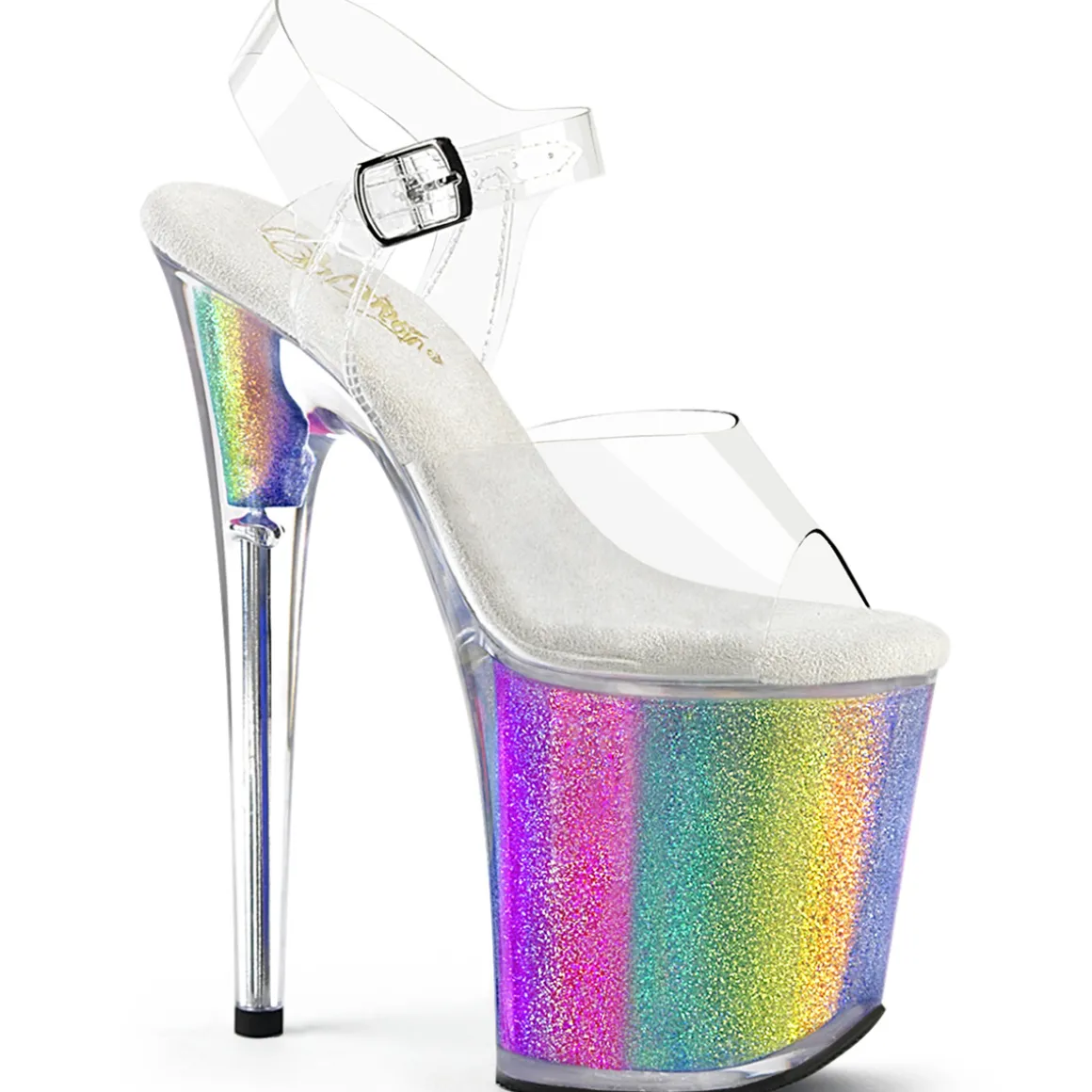 transparent__cm_flamingor_0-4.webp Transparent 20 cm FLAMINGO-808RG-01 hauts talons avec plateforme glitter