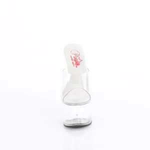 Transparent 20 cm PASSION-701 mules talons hauts de pole dance
