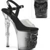 Transparent plateforme crâne 20 cm RAPTURE talons hauts femme