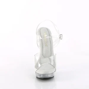 Transparent sandales plateforme 15 cm SULTRY-608 sandales talons hauts fabulicious