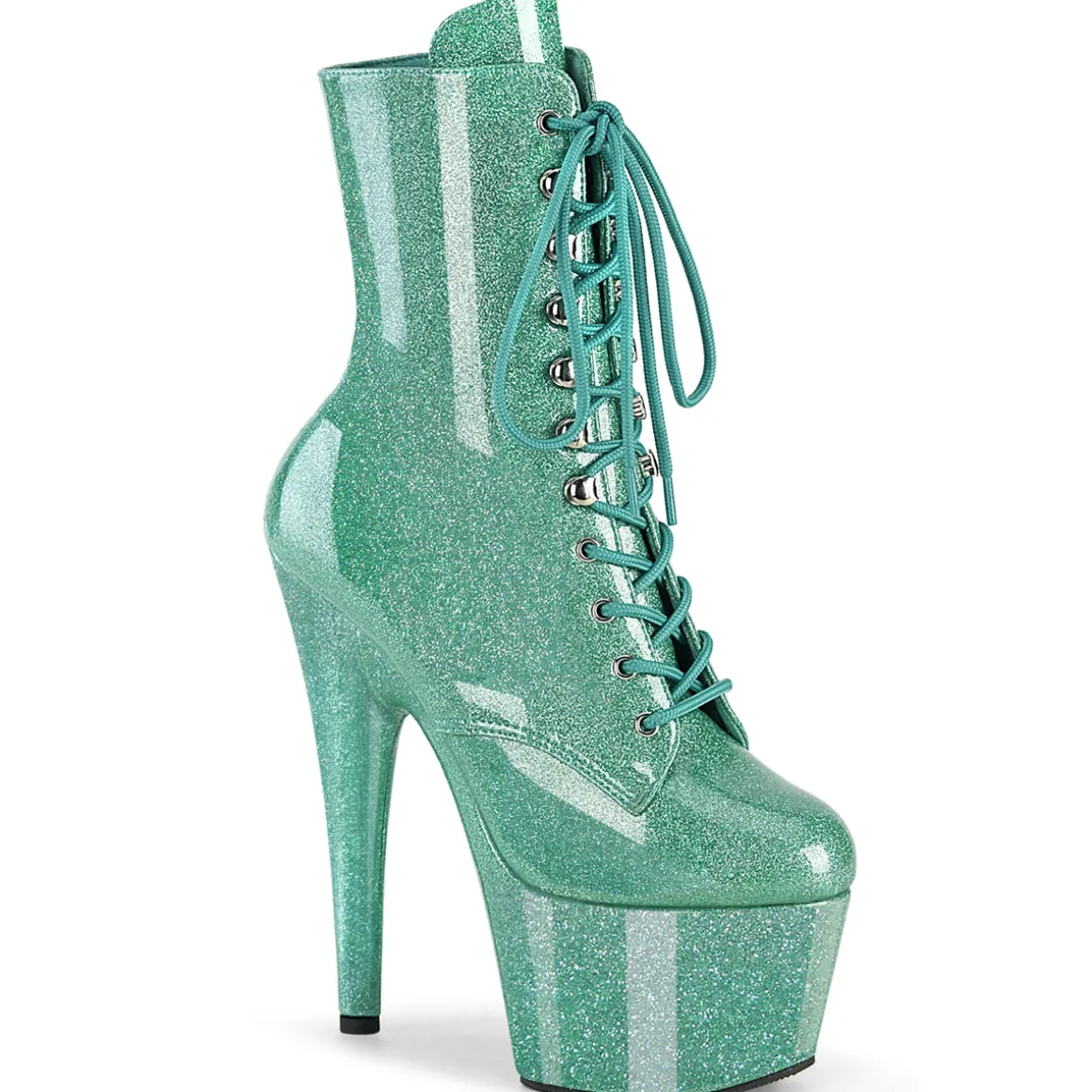 turquoise_glitter__cm_ple_0.webp Turquoise glitter 18 cm pleaser bottines talons hauts femme
