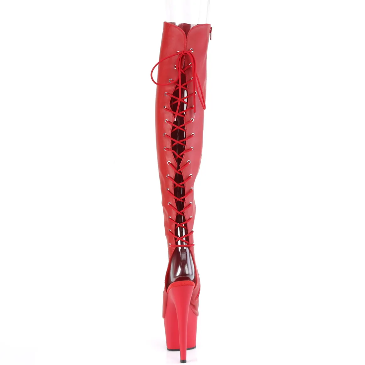 vegan__cm_adore_talons_ha_3-1.webp Vegan 18 cm ADORE-3019 talons hauts bottes cuissardes bout ouvert avec lacets rouges