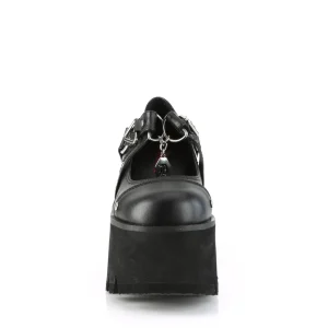 Vegan 9 cm ASHES-33 demoniacult plateforme chaussure alternative noir