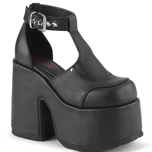 Vegan 13 cm CAMEL-103 chaussures plateforme épais talon haut chunky heels