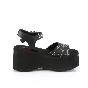 Vegan 6,5 cm DemoniaCult FUNN-10 sandales plateforme lolita emo