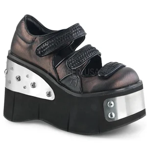 Vegan 11,5 cm DemoniaCult KERA-13 chaussures lolita plateforme
