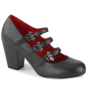 Vegan 8 cm VIVIKA-38-2 gothic escarpins maryjane ailes de chauve-souris