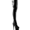 Verni 18 cm ADORE-3055 Cuissardes Bottes Plateforme