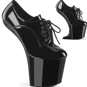 Verni 20 cm CRAZE-860 Heelless bottillons et riccianera pony noires