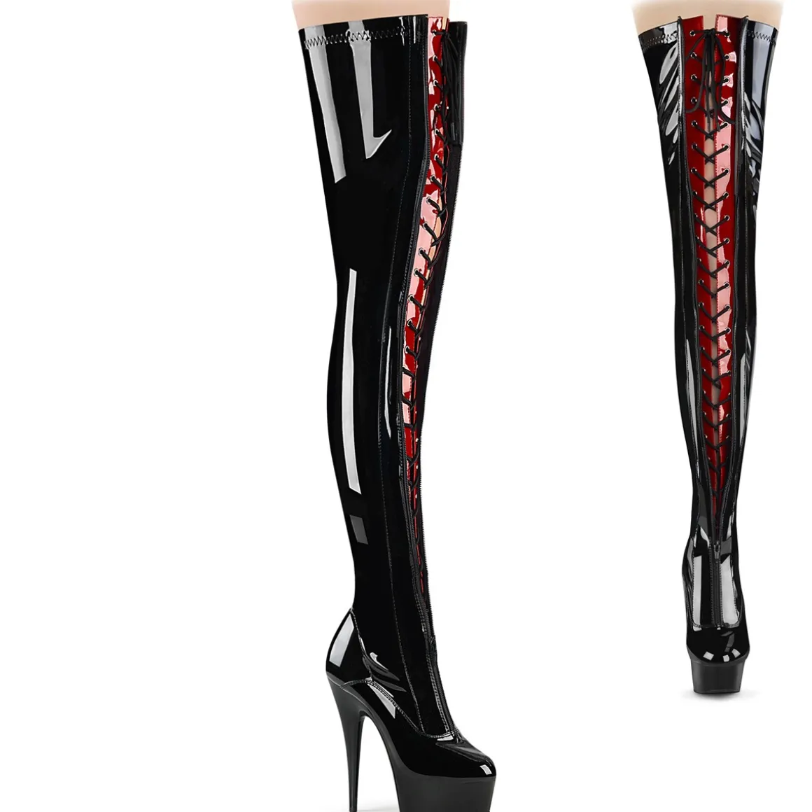 verni__cm_delight_bottes__0-12.webp Verni 15 cm DELIGHT-3027 bottes cuissardes à lacets noirs