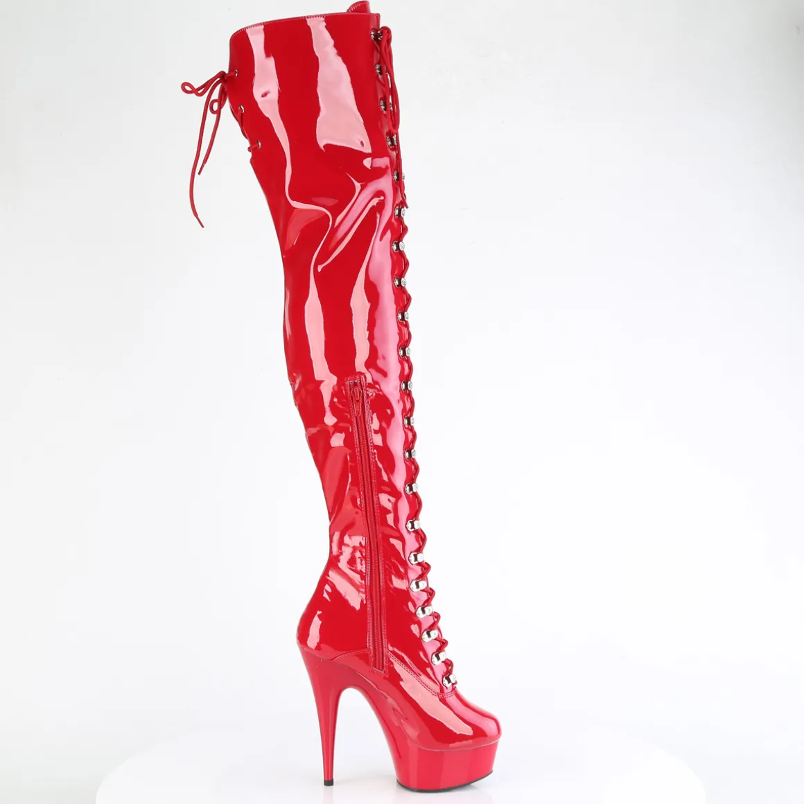 verni__cm_delight_bottes__4-1.webp Verni 15 cm DELIGHT-3022 bottes cuissardes à lacets rouge