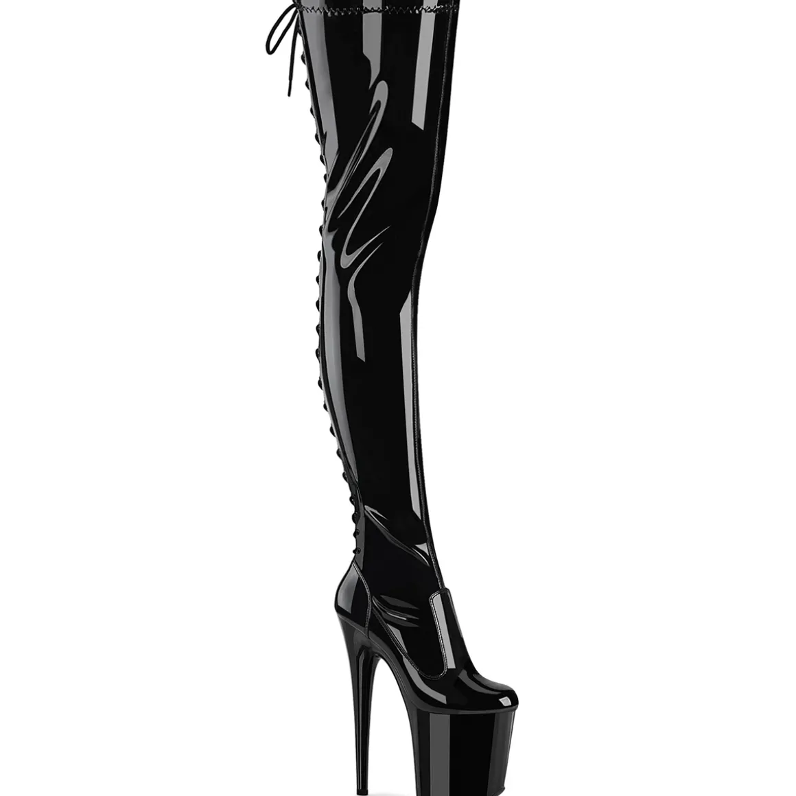 verni__cm_flamingo_bottes_0-3.webp Verni 20 cm FLAMINGO-3850 bottes cuissardes à lacets noirs