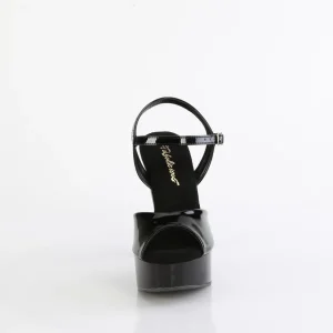 Verni 13 cm MARTINI-509 noirs sandales talons hauts plateforme