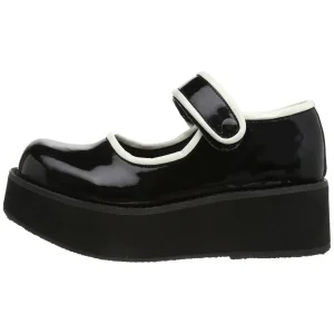 Vernis 6 cm SPRITE-01 emo chaussures mary jane à boucles