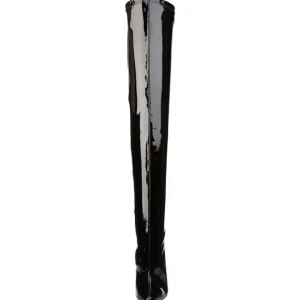 Vinyle 16 cm DAGGER-3000 fétiche cuissardes bottes brillantes