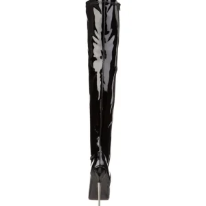Vinyle 16 cm DAGGER-3000 fétiche cuissardes bottes brillantes