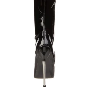 Vinyle 16 cm DAGGER-3000 fétiche cuissardes bottes brillantes