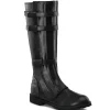 WALKER-130 noires botte de capitaine cosplay halloween bottes pour hommes