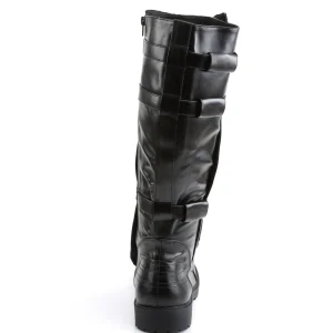 WALKER-130 noires botte de capitaine cosplay halloween bottes pour hommes